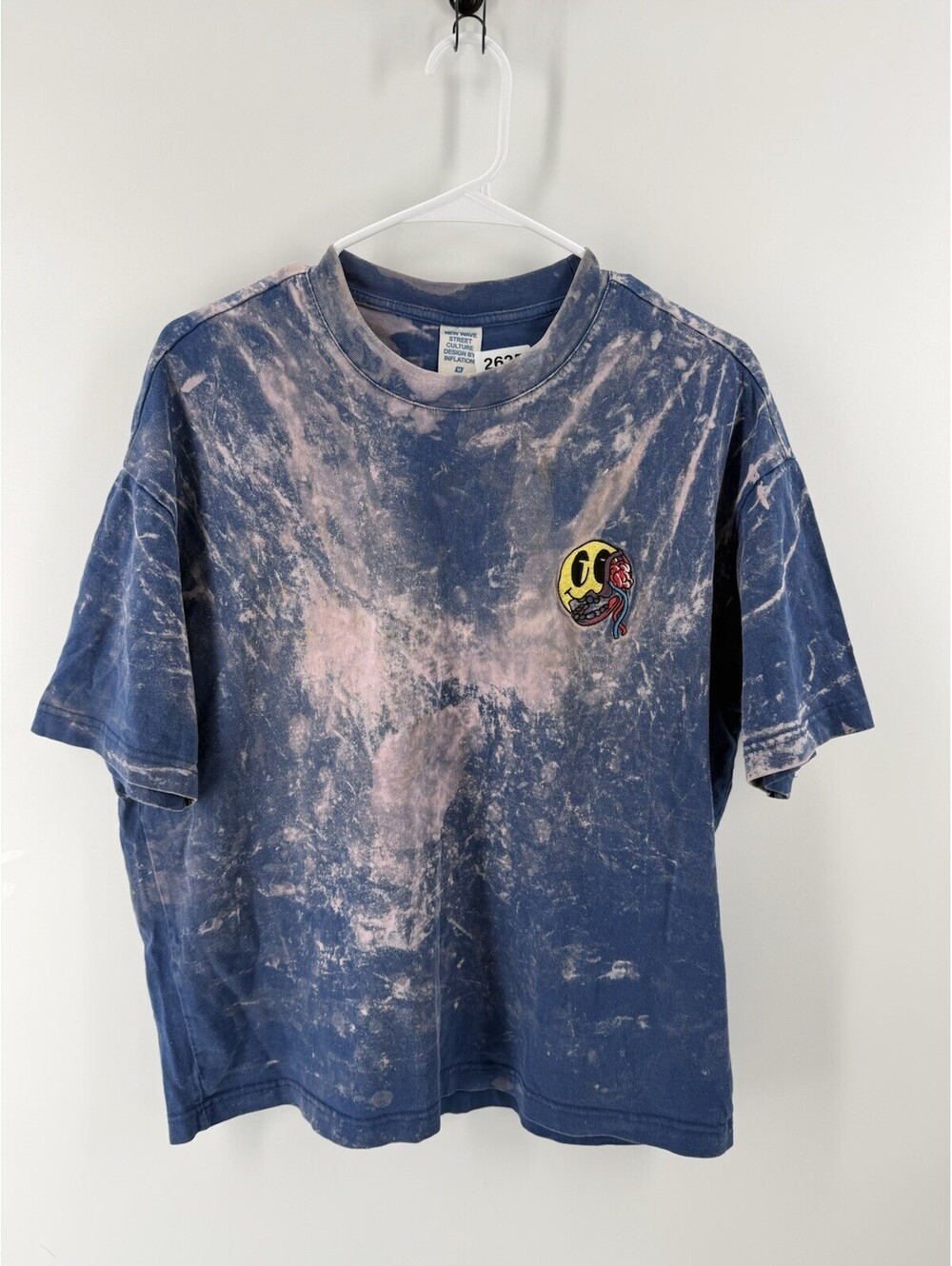 NEW WAVE STREET CULTURE DESIGN By Inflation Tie-dye Embroidered Couture Women M